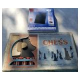 VINTAGE CHESS SET & TV ANTENNA
