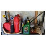 LUBRICANTS & GAS CAN