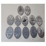 (12) WILTON 12 DAYS OF CHRISTMAS ORNAMENTS