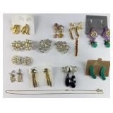 ASSTD PIERCED & CLIP ON EARRINGS