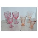 PINK GLASS STEMWARE