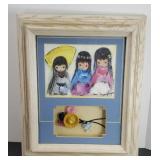 DEGRAZIA WEE THREE SHADOWBOX PRINT