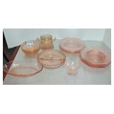 PINK DEPRESSION GLASS