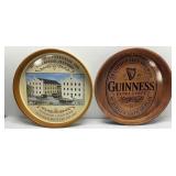 (2) VINTAGE ADVERTISING TRAYS: SUPERIOR LAGER,