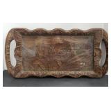 CARVED SERVING TRAY