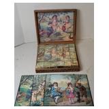 ANTIQUE WOOD PUZZLE BOX