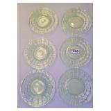 URANIUM GLASS SAUCERS