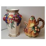 FRUIT VASE CENTERPIECE & PITCHER