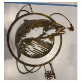 METAL FISHING SIGN