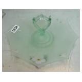 DEPRESSION GLASS TIDBIT TRAY