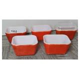 (5) PYREX REFRIGERATOR DISHES