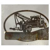 METAL TOW TRUCK SIGN