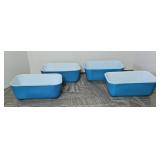 (4) PYREX REFRIGERATOR DISHES
