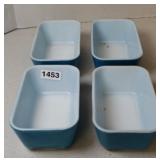 (4) PYREX REFRIGERATOR DISHES