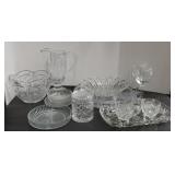 CRYSTAL & OTHER SERVING PIECES
