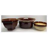 HAGER & OTHER POTTERY PLANTERS