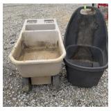 (2) GARDEN LANDSCAPING CARTS
