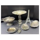 ASSTD SILVER PLATE SERVING PIECES & MORE
