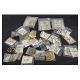 GOLD TONE EARRINGS & NECKLACES
