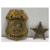 SECURITY OFFICER & USHER BADGES