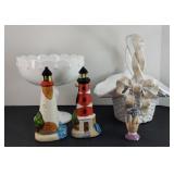 MILK GLASS COMPOTE & MORE