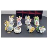 DANBURY MINT HEAVENLY ANGEL CHRISTMAS ORNAMENTS