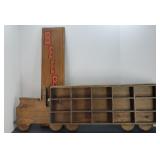 WOOD TRUCK HOT WHEEL CAR DISPLAY CASE & MORE