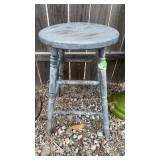DECORATIVE WOODEN STOOL