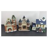 (3) CHRISTMAS VILLAGES