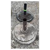 PAIR OF MATCHING UMBRELLA STANDS