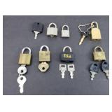 SUITCASE / LUGGAGE LOCKS W/ KEYS