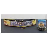 HARLEY DAVIDSON SCARF AND CAMEL TAPE ADVERTISING