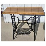 CUSTOM OSAGE ORANGE SINGER TABLE