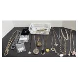 SILVERTONE JEWELRY, MICKEY MOUSE & OTHER JEWELRY