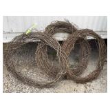 (3) OUTDOOR WREATHS