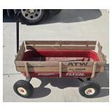 RADIO FLYER METAL WAGON W/ SIDE PANELS