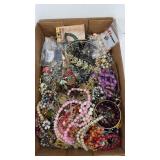 BEADED NECKLACES & ASSTD JEWELRY