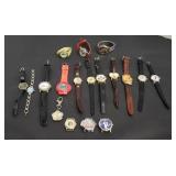 (3) DISNEY CHARACTER AND OTHER NOVELTY WATCHES