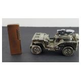 WESTLAND JEEP DESK LIGHTER, CORONA WATCH