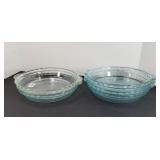 (4) PYREX PIE PLATES