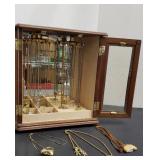 JEWELRY CASE W/ ASSTD NECKLACES