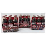 (3) CARTOON DALE EARNHARDT COCA-COLA BOTTLES