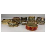 GOLD TONED BRACELETS