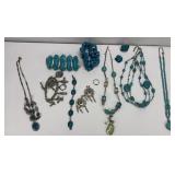TURQUOISE LOOK JEWELRY