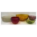 THUMB PRINT SERVING, ASSTD DECOR, (7) PLATES