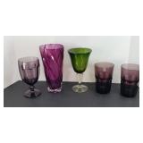 MULBERRY VASE & GLASSES, MORE