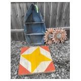 METAL BOAT SHELF, OUTDOOR DECOR & MORE