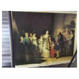 (3) HISTORIC PRINTS ON CANVAS