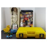 ASSTD TOYS, BOX, DOLLS & MORE