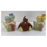 VINTAGE SHAWNEE PLANTERS & HEN BANK